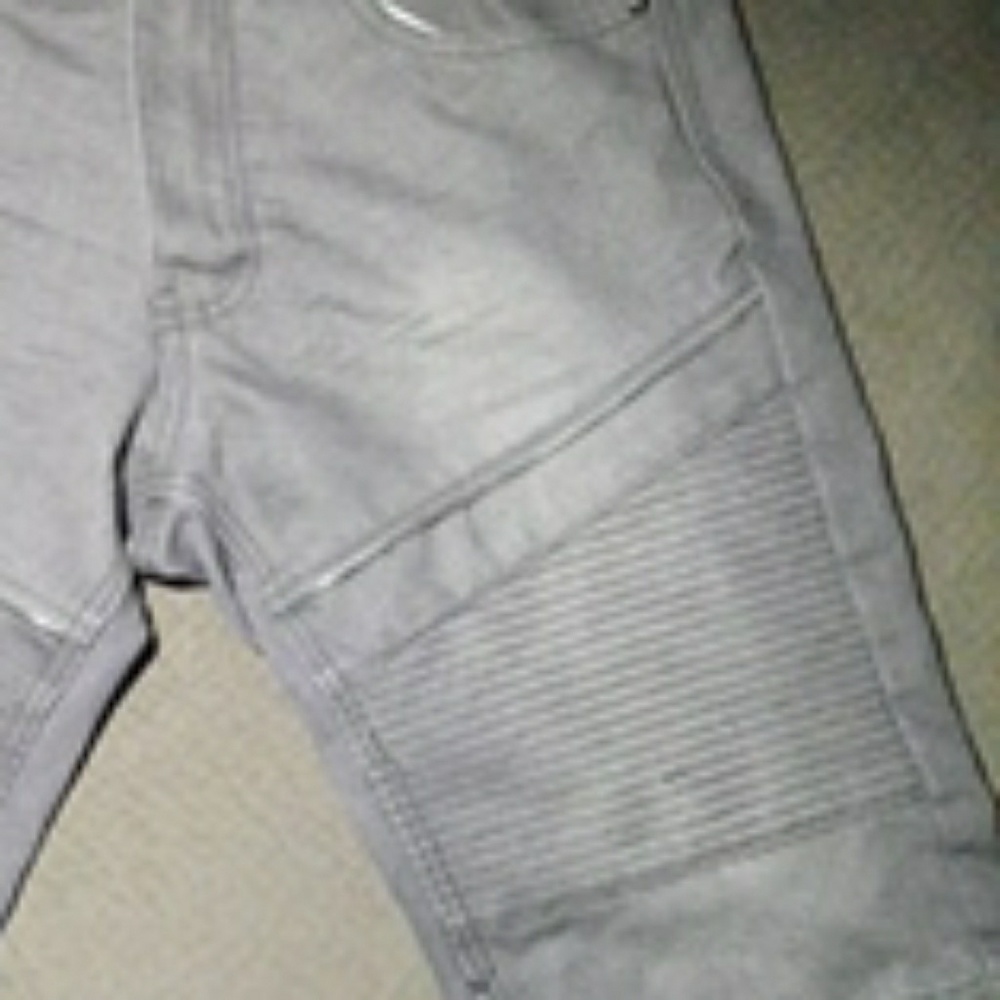 Balmain stitch jeans shorts